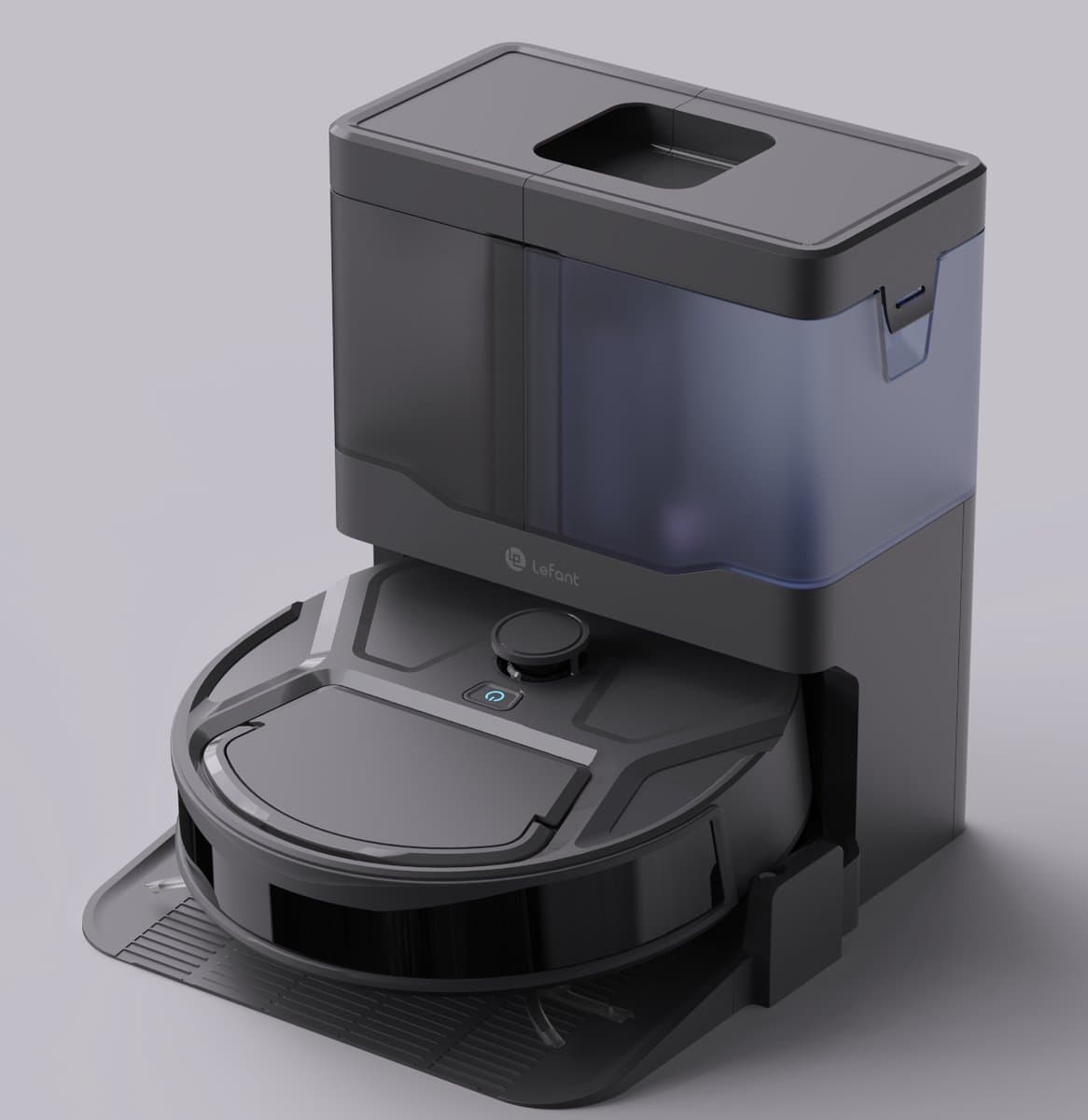 Lefant M265 grijze robotstofzuiger met 20.000 Pa zuigkracht en laser-ToF