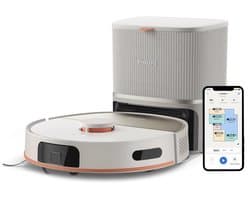 Philips Homerun 5000-serie Robotstofzuiger Met Dweilfunctie en Automatisch Leegstation- XU5100/20 - 10000 Pa Extreme Zuigkracht - Dubbele Dweilen