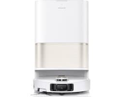 Dreame L50 Ultra AE Robotstofzuiger Parelwit - Dweilfunctie - Automatisch legen en bijvullen - Zelfreiniging op 100 °C - Huisdierenhaar - Matter Protocol - Spraak- en appbesturing - 28.000 Pa zuigkracht - Randen, hoeken, lage ruimtes, plinten