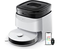 LEFANT M3L robotstofzuiger met alles-in-één oplaadstation 12000Pa