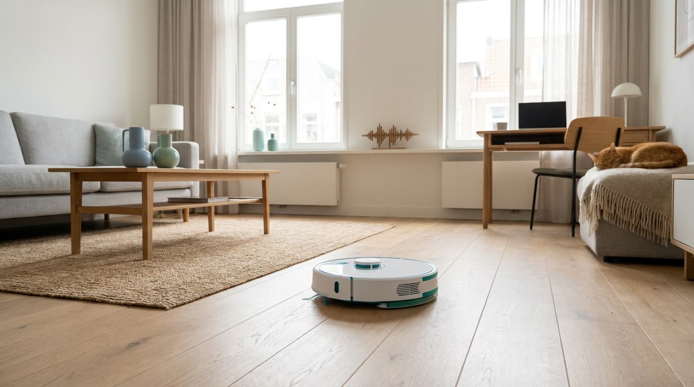 Hoe stil is een robotstofzuiger? Geluid in decibel uitgelegd